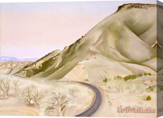 Georgia O'keeffe Mesa And Road East Ii, 1952 Stretched Canvas Print / Canvas Art