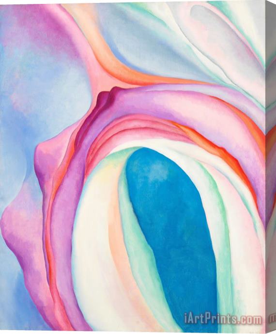 Georgia O'keeffe Music, Pink And Blue No. 2, 1918 Stretched Canvas Painting / Canvas Art