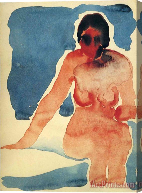 Georgia O'keeffe Seated Nude Stretched Canvas Print / Canvas Art