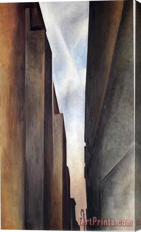 Georgia O'keeffe Street of New York II Stretched Canvas Painting / Canvas Art