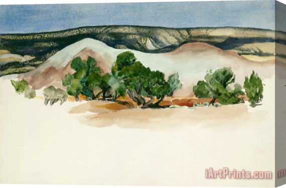 Georgia O'keeffe Untitled (ghost Ranch Landscape), Ca. 1936 Stretched Canvas Print / Canvas Art