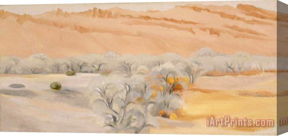 Georgia O'keeffe Untitled (new Mexico Landscape), Ca. 1943 Stretched Canvas Painting / Canvas Art