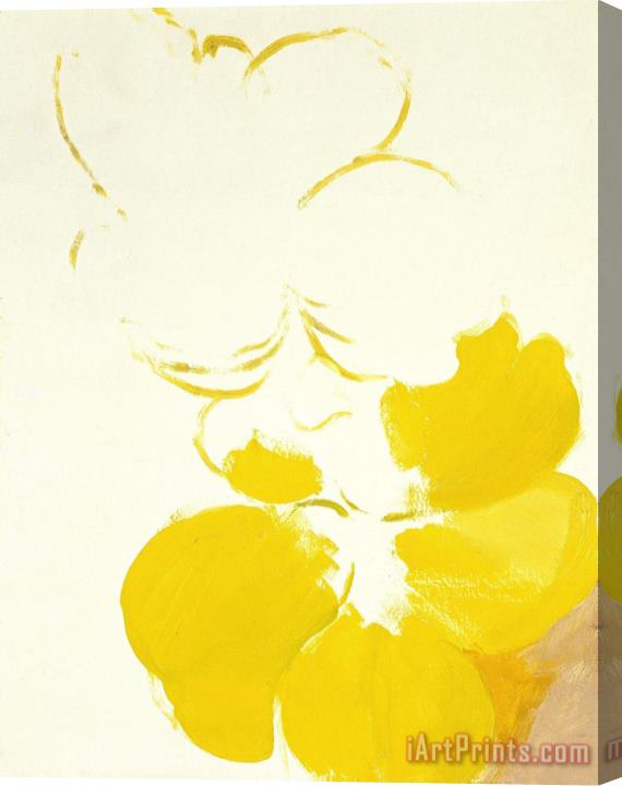 Georgia O'keeffe Untitled (yellow Flower), 1930s Stretched Canvas Painting / Canvas Art
