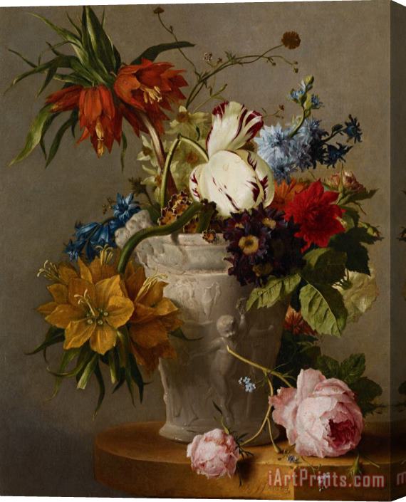 Georgius Jacobus Johannes van Os An Arrangement With Flowers Stretched Canvas Painting / Canvas Art