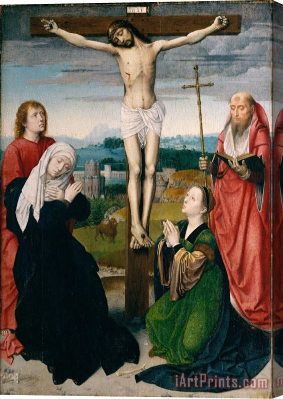 Gerard David Crucifixion Stretched Canvas Print / Canvas Art