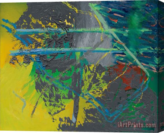 Gerhard Richter Abstraktes Bild, 1981 Stretched Canvas Print / Canvas Art
