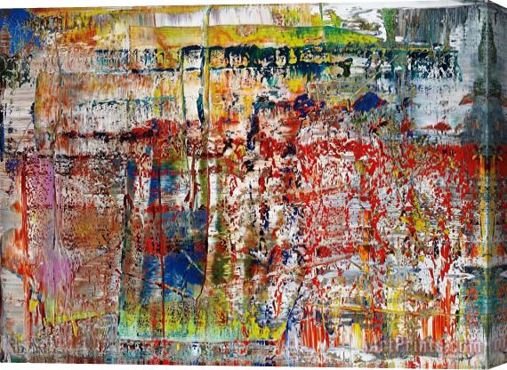 Gerhard Richter Abstraktes Bild, 1990 Stretched Canvas Print / Canvas Art