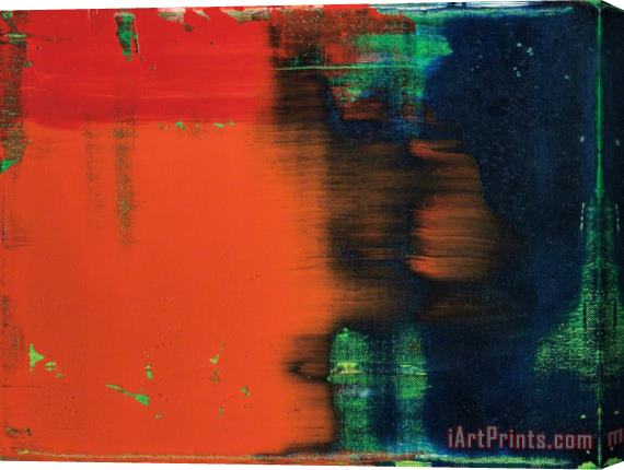 Gerhard Richter Grun Blau Rot 789 5, 1993 Stretched Canvas Print / Canvas Art