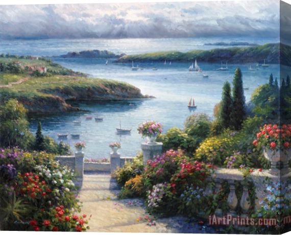 Ghambaro Harbor Garden Stretched Canvas Painting / Canvas Art