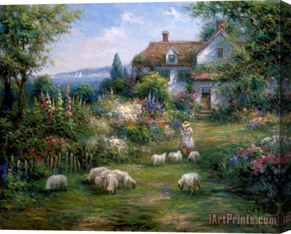 Ghambaro Home Sheep Home Stretched Canvas Painting / Canvas Art