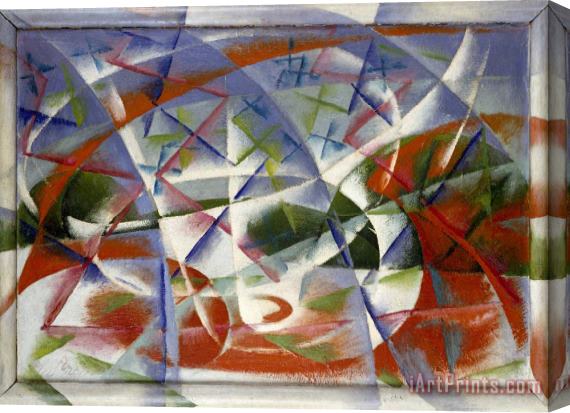 Giacomo Balla Abstract Speed And Sound Stretched Canvas Painting / Canvas Art