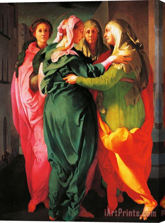 Giacomo Carucci The Visitation Stretched Canvas Painting / Canvas Art