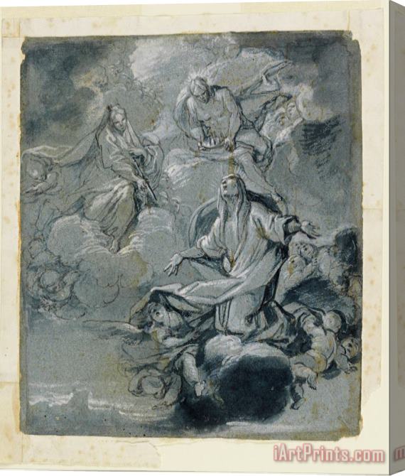 Giacomo Farelli Apotheosis of a Female Saint Stretched Canvas Print / Canvas Art