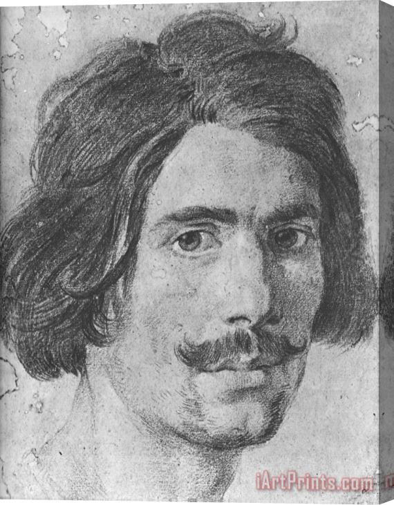 Gian Lorenzo Bernini Portrait of a Man with a Moustache (supposed Selfportrait) Stretched Canvas Print / Canvas Art