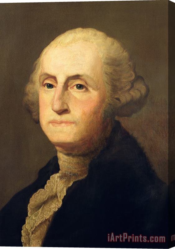 Gilbert Stuart Portrait of George Washington Stretched Canvas Print / Canvas Art
