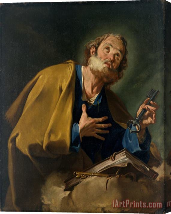 Giovanni Battista Pittoni Saint Peter Stretched Canvas Painting / Canvas Art