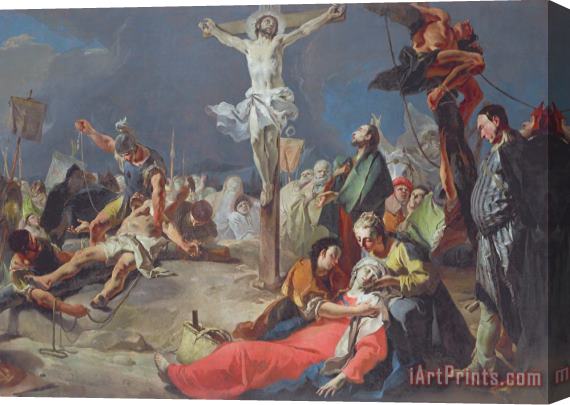 Giovanni Battista Tiepolo The Crucifixion Stretched Canvas Print / Canvas Art