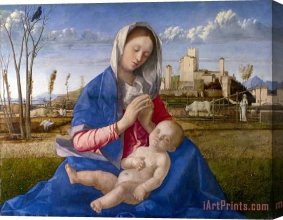 Giovanni Bellini Madonna of The Meadow Stretched Canvas Print / Canvas Art