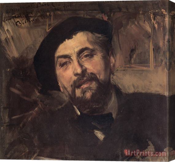 Giovanni Boldini Portrait of The Artist Ernestange Duez (18431896) Stretched Canvas Print / Canvas Art