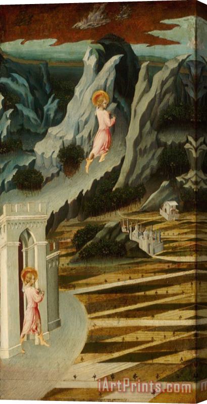 Giovanni di Paolo Saint John The Baptist Entering The Wilderness Stretched Canvas Painting / Canvas Art