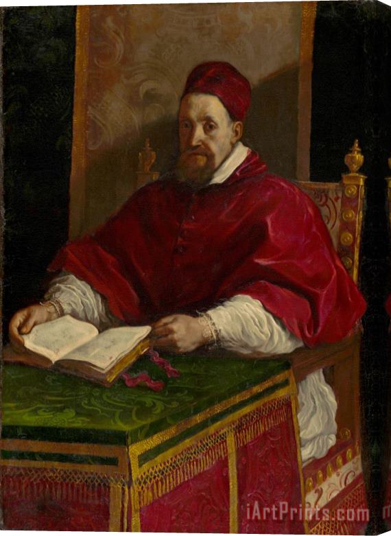 Giovanni F. Barbieri Pope Gregory Xv (ca. 1622 1623) Stretched Canvas Painting / Canvas Art