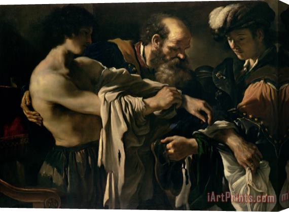 Giovanni Francesco Barbieri The Return of the Prodigal Son Stretched Canvas Painting / Canvas Art