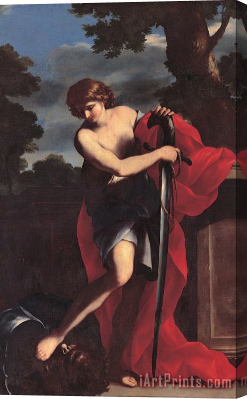 Giovanni Francesco Romanelli David Stretched Canvas Print / Canvas Art