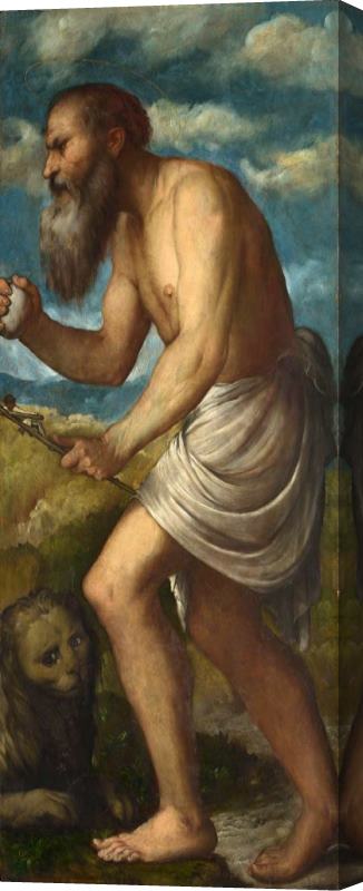 Girolamo Romanino Saint Jerome Stretched Canvas Painting / Canvas Art