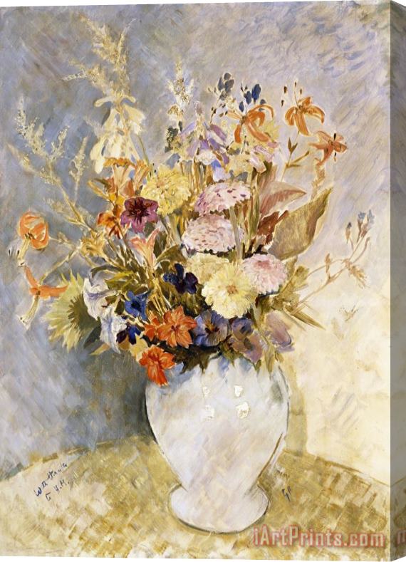 Glyn Warren Philpot Mixed Flowers Stretched Canvas Print / Canvas Art