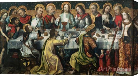 Godefroy The Last Supper Stretched Canvas Painting / Canvas Art