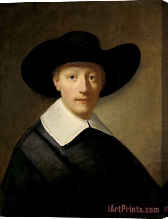 Govaert Flinck Portrait of a Man, Known As Gozen Centen Stretched Canvas Print / Canvas Art