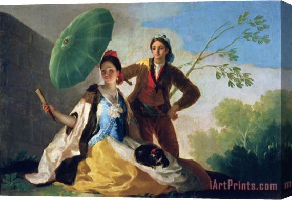 Goya The Parasol Stretched Canvas Painting / Canvas Art