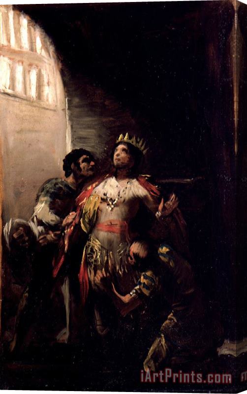 Goya Y Lucientes, Francisco St Hermenegild in Prision Stretched Canvas Print / Canvas Art