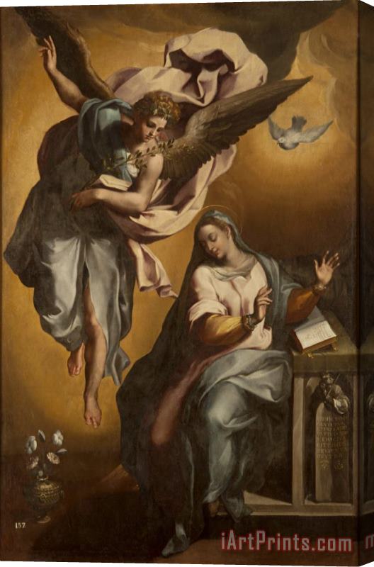 Gregorio Martinez The Annunciation of Mary Stretched Canvas Painting / Canvas Art
