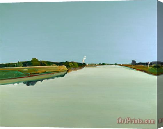Gregory Kondos Sacramento River Stretched Canvas Print / Canvas Art