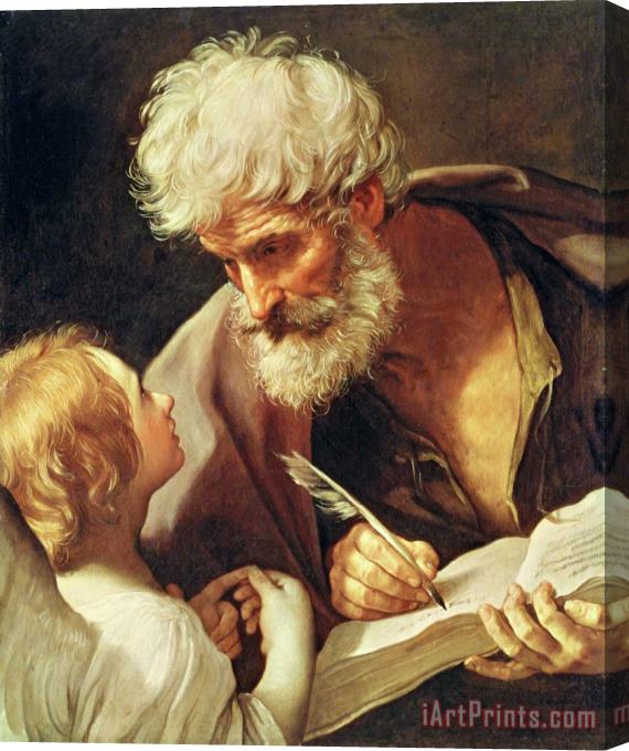 Guido Reni Saint Matthew Stretched Canvas Painting / Canvas Art