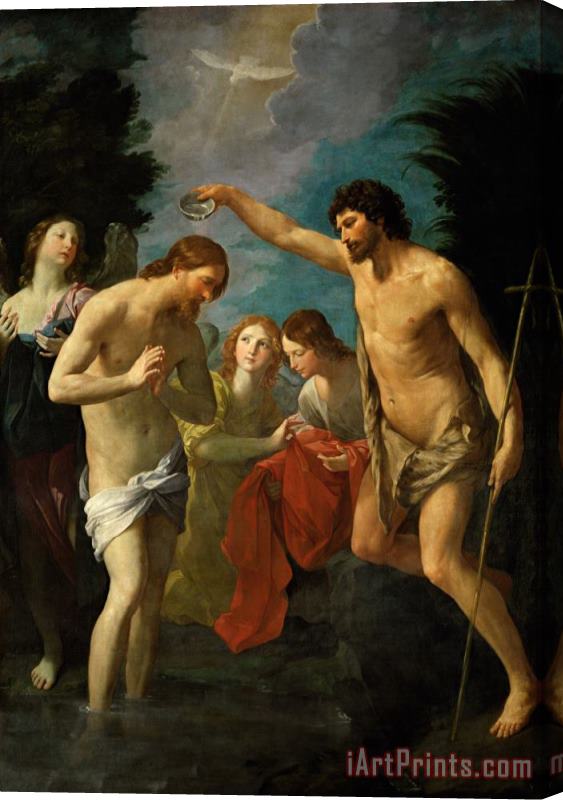 Guido Reni The Baptism of Christ Stretched Canvas Painting / Canvas Art