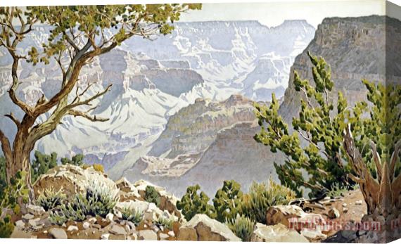 Gunnar Widforss Grand Canyon Stretched Canvas Painting / Canvas Art