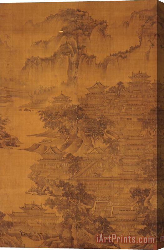 Guo Zhongshu Summer Palace of Emperor Ming Huang Stretched Canvas Print / Canvas Art