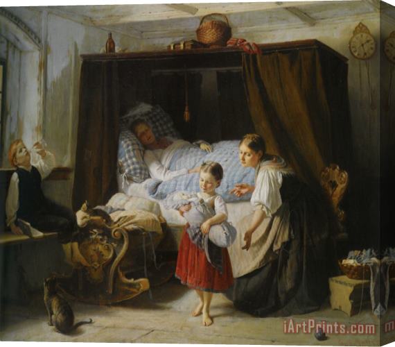 Gustav Igler The Newborn Stretched Canvas Print / Canvas Art