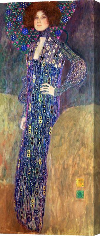 Gustav Klimt Emilie Floege Stretched Canvas Print / Canvas Art