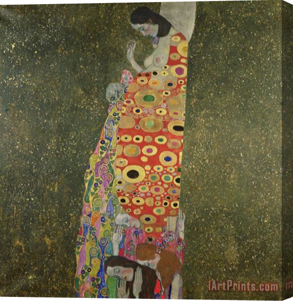 Gustav Klimt Hope II Stretched Canvas Print / Canvas Art