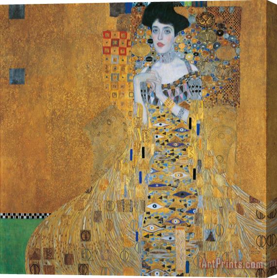 Gustav Klimt Portrait Of Adele Bloch-bauer I Stretched Canvas Print / Canvas Art