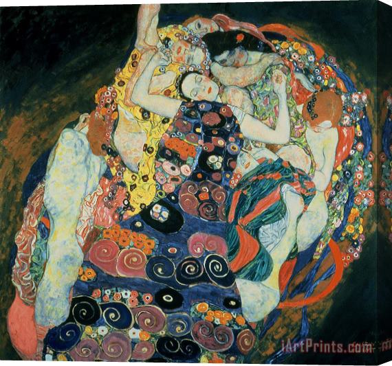 Gustav Klimt The Maiden Stretched Canvas Print / Canvas Art
