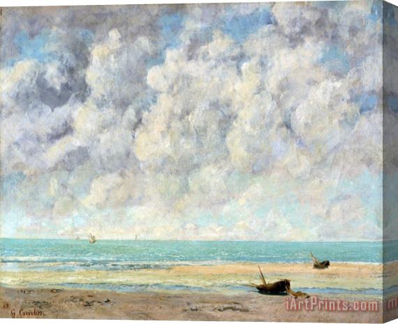 Gustave Courbet The Calm Sea Stretched Canvas Print / Canvas Art