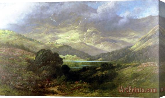 Gustave Dore Scottish Highlands Stretched Canvas Painting / Canvas Art