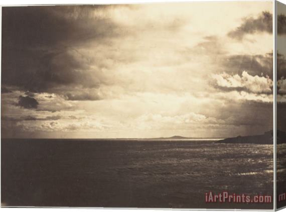 Gustave Le Gray Cloudy Sky, Mediterranean Sea Stretched Canvas Painting / Canvas Art