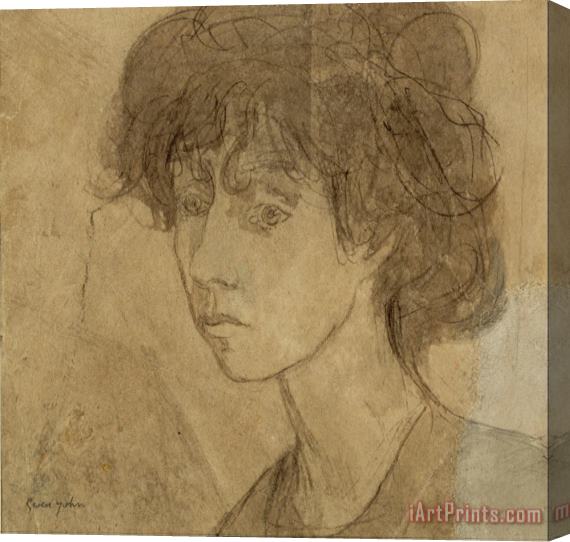 Gwen John Head of a Woman Stretched Canvas Painting / Canvas Art