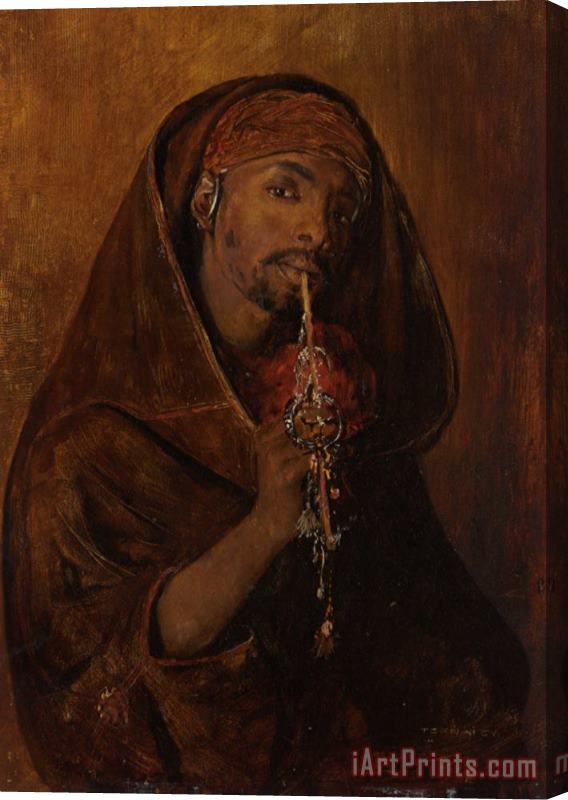 Gyula Tornai The Moorish Smoker Stretched Canvas Print / Canvas Art
