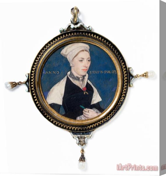Hans Holbein the Younger Mrs Jane Small, Formerly Mrs Pemberton Stretched Canvas Print / Canvas Art
